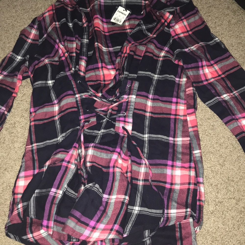 Flannel long sleeve shirt